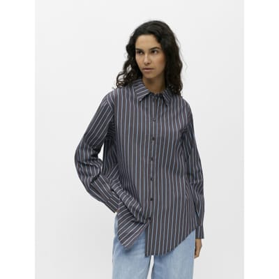 Object objtutta lo l/s shirt noos 23044666 seal brown