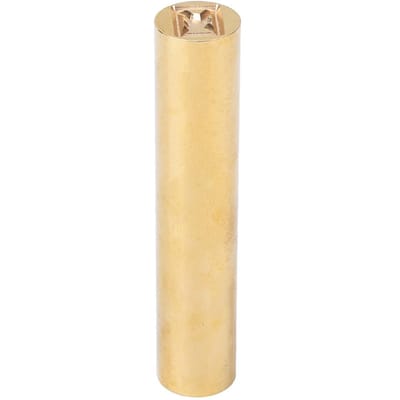 Mini Messing Zegelwas Stempel Volledig Metalen Zuil Zegelwas Stempel voor Meerdere Doeleinden beige