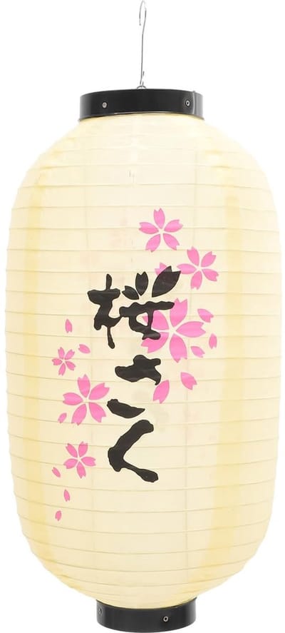 Dailygoods- Lantaarn Waterdicht - Japanse Stijl - Buitenlantaarn - Decoratie - Duurzaam - Geschikt voor Langdurig Gebruik - Tuinlantaarn