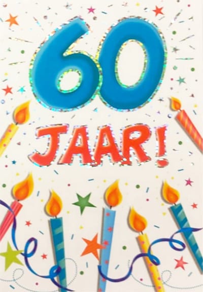 Verjaardagskaart - That Funny Age - 60 jaar - Met Envelop - Per stuk