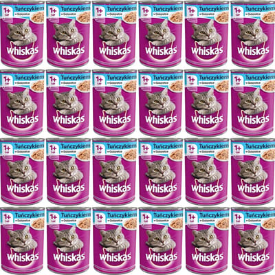 Whiskas - Volwassen Kattenvoer - Tonijn - In Gelei