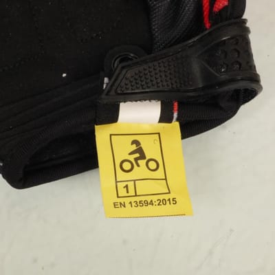 Gant moto route été pour homme femme Nexone Taille M Montella noir et rouge Neuf