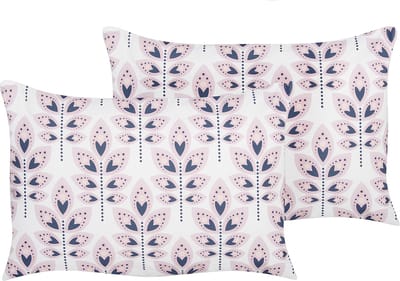 TORRETTA - Sierkussen set van 2 - Off-white - 40 x 60 cm - Polyester