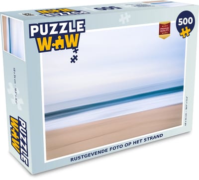 Puzzel Rustgevende foto op het strand - Legpuzzel - Puzzel 500 stukjes
