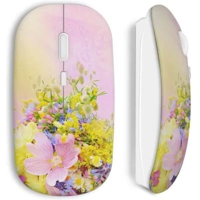 Souris Sans Fil Flowers beautiful