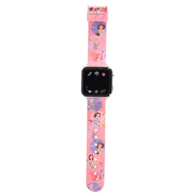 Accutime - LED Watch Disney Princess - Kinderhorloge Met LED Display Voor Datum en Tijd - Roze