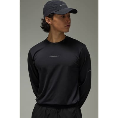 Common Pace Hardloop Regular Fit Lange Mouwen T-shirt | Black | Size XS