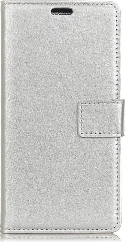Shop4 - Sony Xperia XA2 Plus Hoesje - Wallet Case Business Zilver