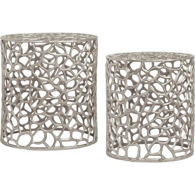 Set van 2 bijzettafels Delta rond | Hearthome & Living