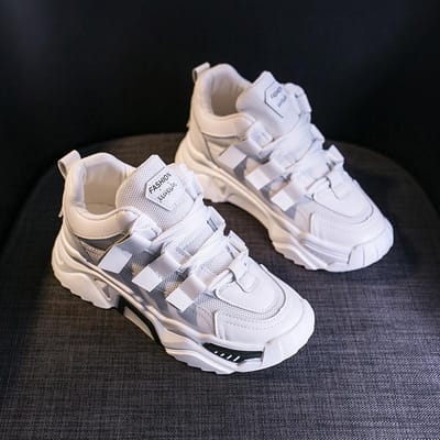 Daddy Schoenen Dames Ins Tide Lente Nieuwe Dikke Zool Kleine Witte Schoenen Dames Koreaanse Casual Sportschoenen 40 gray