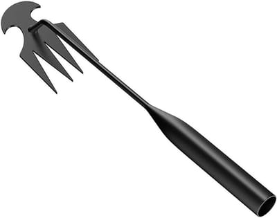 Onkruidsteker - Tuin Gereedschap - Onkruid Verwijderen - 4 Scherpe Tanden - 27 cm - Metaal