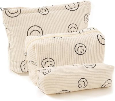 Cosmeticatas met ritssluiting, 3 stuks, draagbare toilettas, make-uptas, 3 maten, multifunctionele make-uptas voor dames, 1 stuks