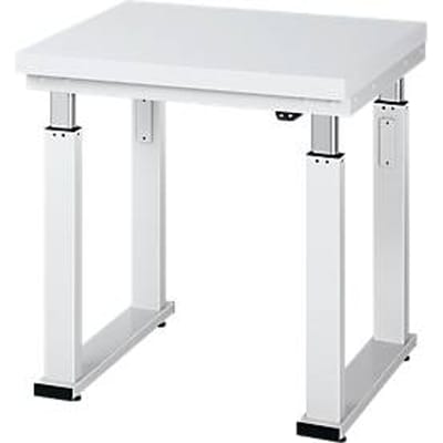 Werktafel serie adlatus 600, 750 x 700 x 740-1140 mm, hard laminaat blad