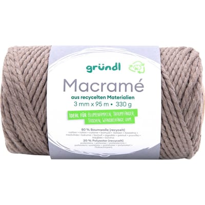 Gründl katoenen koord "Macramé", 3 mm - Kleur 05