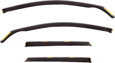 Audi A6 (type C6) Stationwagon donkere zijwindschermen set 4-delig tbv 5-deurs model 2004 - 2011 pasvorm Team Heko
