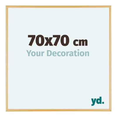 Your Decoration - Fotolijst 70x70 cm - Aluminium - Goud Vintage - Kent