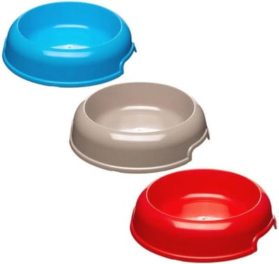 Voerbak voor honden en katten - 2 stuks - Rood