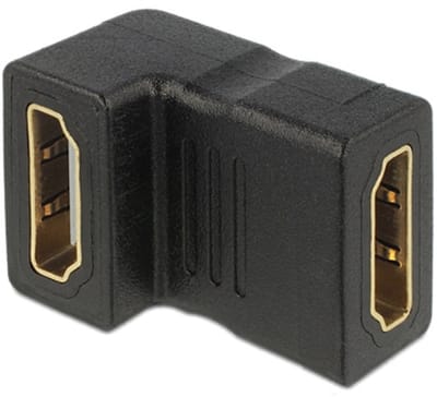 Delock - Adapter HDMI Buchse - HDMI Buchse 90° unten