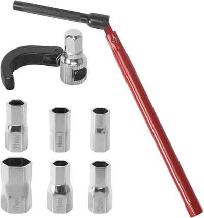 Kraanmoersleutel 9-17 mm - Multifunctioneel Gereedschap voor Installatie en Reparatie