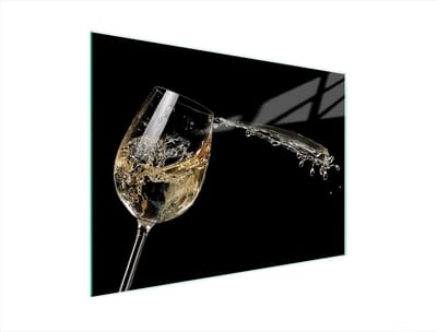 TMK ArtDeko - Snijplank - 40x30cm - Gehard Glas - Wijn Motief