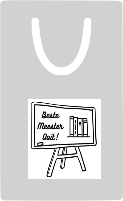 Hacebo® - Beste meester ooit metalen boekenlegger - Meester - Meester - Leraar Bladwijzer boekenleggers - 7.6 cm x 5cm