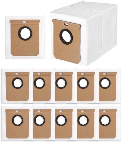 Famanu - Stofzakken, accessoires voor Eufy L50 SES L60 SES, voor Conga Home 10000, 9090 AI, 8090 Ultra, Haier H9 +, 2,5 l grote capaciteit, vervang de stofzak
