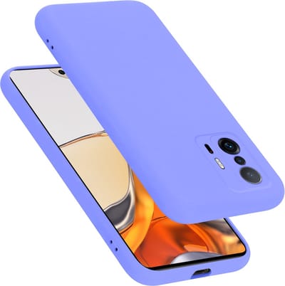 Cadorabo Hoesje geschikt voor Xiaomi 11T / 11T PRO in LIQUID LICHT PAARS - Beschermhoes gemaakt van flexibel TPU silicone Case Cover