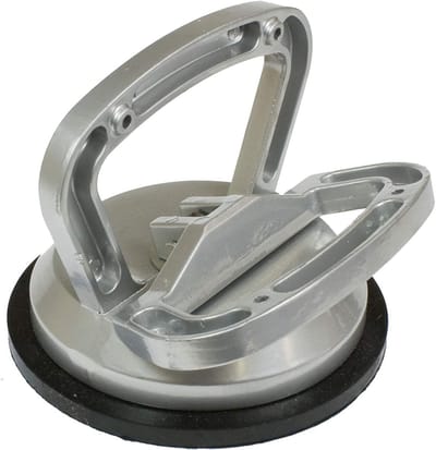 Zuignap Glaslifter - Deuktrekker Aluminium - Zware Objecten Verplaatsen - Krachtige Zuigkracht - 115 mm Diameter
