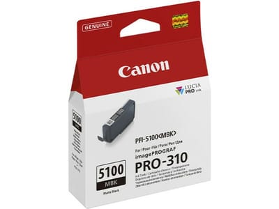 Canon PFI-5100 MBK inktcartridge 1 stuk(s) Origineel Mat Zwart
