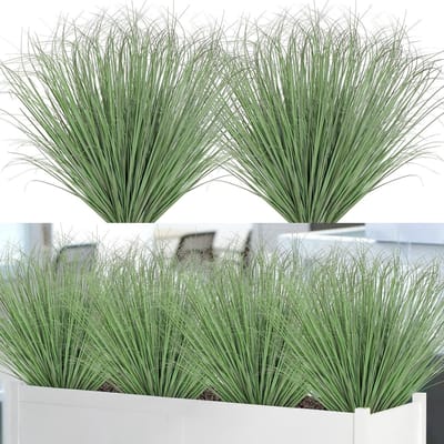 Natuurlijke uitstraling Kunstplanten voor Buiten - 12 Stuks Weerbestendig en UV-bestendig Kunstgras voor Tuin en Balkon