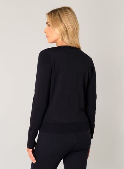 BASE LEVEL Yvon Vest - Dark Blue - maat 48