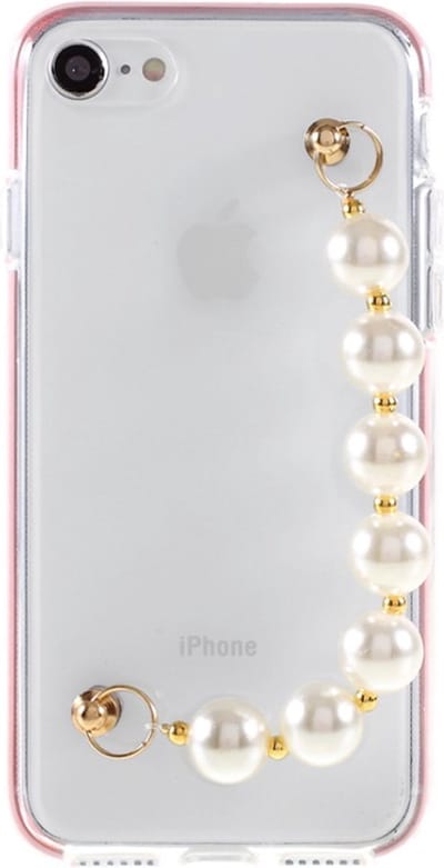 Peachy Parels TPU hoesje geschikt voor iPhone 7, 8, SE 2020 en SE 2022 - transparant