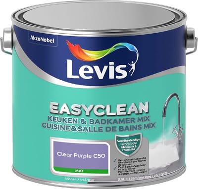 Levis - Easyclean Keuken & Badkamer Mix - Clear Purple C50 - Mengverf - 2,5 L