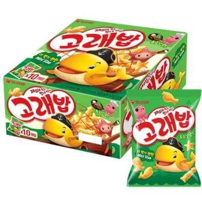 Orion Marine Boy (Goraebab) Koreaanse Roerbak Smaak, Jjajang Ramen Smaak, Room Curry Smaak, Pittige Saus Smaak (17 Opties) 20g*10