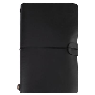 Dailygoods- Journal Notebook Antiek Stijl - PU Lederen Notitieboek - Hervulbaar Notitieboekje - Gepersonaliseerd Dagboek - Cadeau voor Mannen/Vrouwen - Hoge Kwaliteit Papier