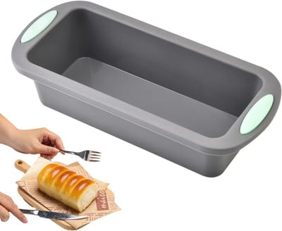 Rechthoekige Siliconen Bakvorm voor Brood en Taart, Antiaanbaklaag, Ideaal voor Bakken (27.8 x 12 x 6 cm) - Duurzaam en Flexibel