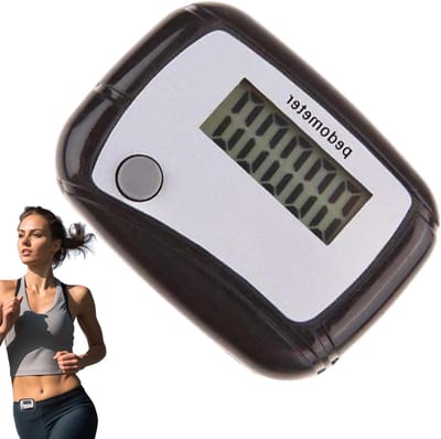 Digitale Stappenteller - Zak Monitor - Dagelijkse Beweging - Compact Lichtgewicht - 4.8 x 3.6 cm - Zwart