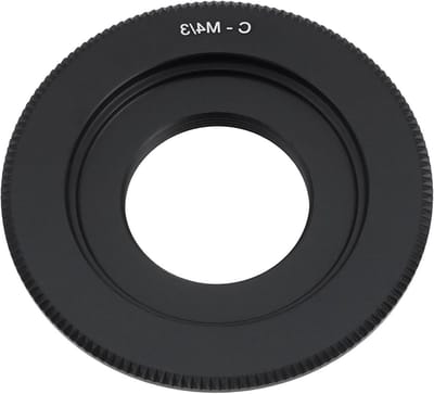 Cameralensadapter - C-M4/3 Montage - Oudere Lenzen Gebruiken - Aluminium Legering - 20 gram - Zwart
