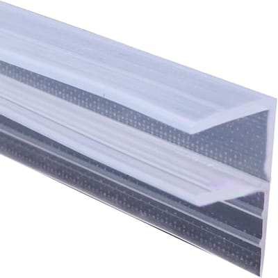 Doucheschuifdeurafdichting voor 6-10mm Glazen Deuren - 2m Lang Waterdichte Afdichting voor Gebogen en Verticale Schermen