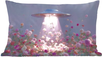 Sierkussens - Kussentjes Woonkamer - 60x40 cm - Ufo - Rozen - Pastelkleuren