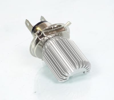 h4 wit ledlamp replay 12v 240 lumen 6000k nieuw voor motor scooter
