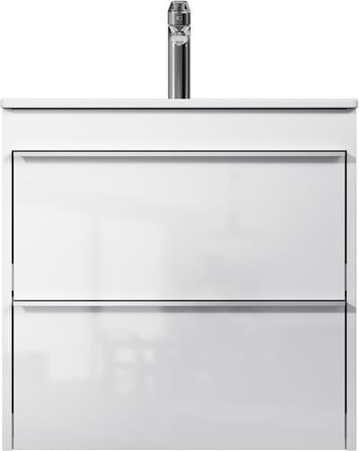 AM.PM Hit - Badkamermeubel met wastafel - 60 cm - 2 lades - Wastafelonderkasten - Plat Pakket