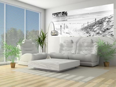 Beach Path Nature Sea SandCliff Photo Wallcovering
