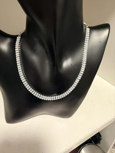 Zirkonia halsketting || Make up | Parfum | Moederdag | Verjaardagscadeau| Cadeautje| Valentijnsdag| Kado | sieraden | vaderdag | oorbellen | oorsieraden