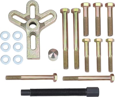 Harmonic balancer puller set 13-delig - professioneel gereedschap - voor motoronderhoud - eenvoudig demonteren - ShopVlot