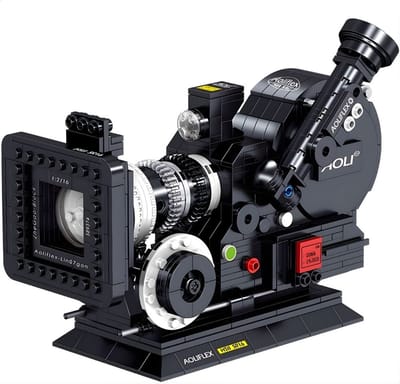 Zhe Gao 00906 Retro Video Camera bouwset | Icons creator modelbouw | Camcorder constructie educatief speelgoed bouwpakketten voor volwassenen & kinderen | DIY expert apparaat niet compatibel met lego | Bouwdoos met 608 bloks