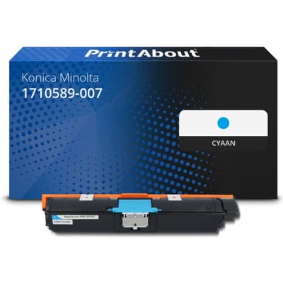 PrintAbout huismerk Toner 1710589-007 (A00W332) Cyaan Geschikt voor Konica Minolta