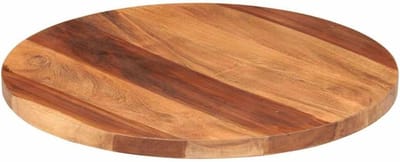 Houten Tafelblad - Acacia Blad - Eethoek Verfraaien - Massief Hout - 50 cm Rond - Houtkleur