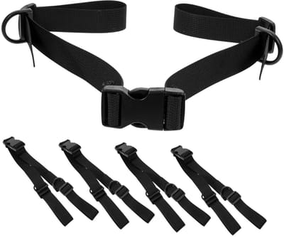 Elastische Banden - Vastzetbanden Gespen - Bagage Beveiligen - Verstelbare Lengte - 90 cm - Zwart