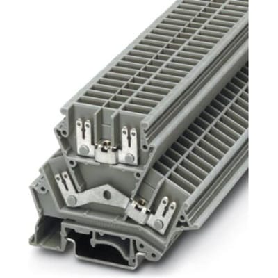 Phoenix Contact 2771133 Doorgangsserieklem 6.2 mm Kabelschoen 2.8 mm Grijs 50 stuk(s)